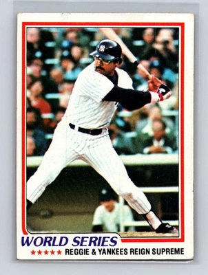 1978 Topps #413 1977 Serie Mundial Yankees de Nueva York Foto 1 de 2