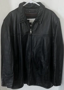 M.Julian Wilsons Herren Vintage Lederjacke Schwarz XL Thinsulate Isolationsfehler - Bild 1 von 10