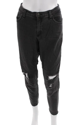 Rag & Bone Womens Zip Button Distress Jeans Charcoal Size EUR 32 - Image 1 of 4