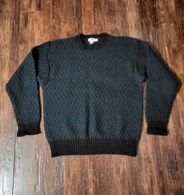 J. Crew 100% Wool Heavy Duty Cable Knit Sweater Men’s M Designs Oarsman VTG - Image 1 of 4