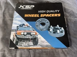 2 KSP WHEEL SPACERS- 1" 5x4.5 Bolt Pattern - 60.1mm Hub Bore - H20 - Forged F77 - Bild 1 von 6