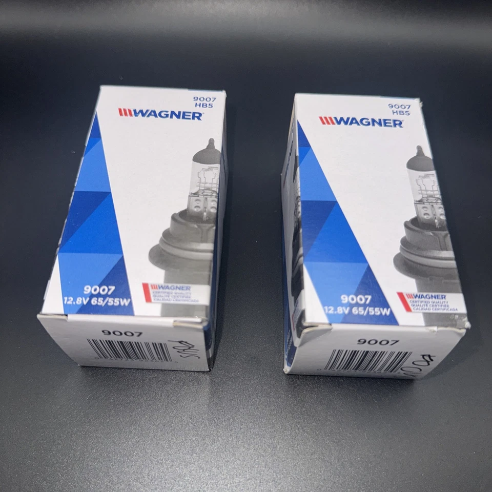 Новый лот 2 Wagner галогенные фары лампа 9007 фары дальнего/ближнего света - Изображение 1 из 1