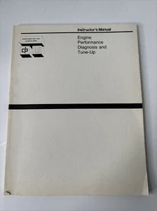 Chek-Chart Engine Performance Diagnosis and Tune Up Instructor Manual Vtg 1978 - Foto 1 di 9