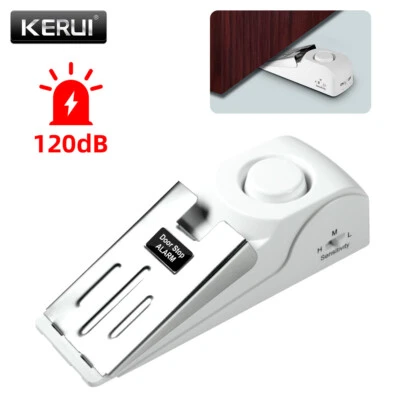 5Pcs Door Stop Security Alarm Wedge Stopper Portable Home Travel Anti‑Theft US - Image 1 of 4