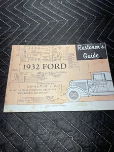 Ford Model B Flathead V8 Restorer Manual 1932 - Picture 1 of 5