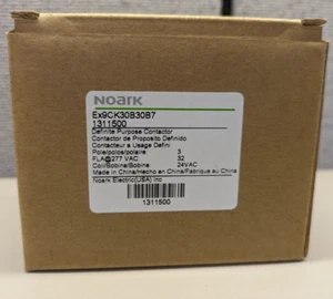 Qtà 1, Ex9CK30B30B7, RELÈ, 3 POLI ST, FLA 30A, BOBINA 24VAC, TERMINE ALETTA, CONTATTORE - Foto 1 di 2