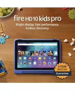 Amazon Fire HD 10 Kids Pro Tablet Ages 6–12 10.1" Inch 13th Gen 2023 - Nebula - Picture 1 of 8