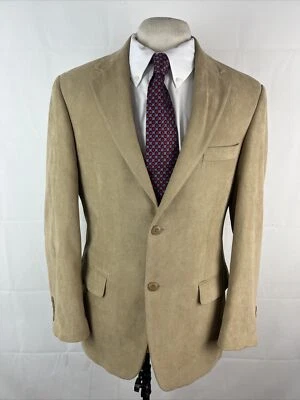FALL/WINTER Andrew Fezza Men's Beige Blazer 40R $395 - Image 1 of 4