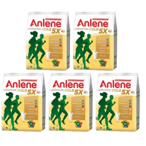 5 X Anlene Gold 5X Milk Powder 1kg Adult 45+ Years Old Or Older - Picture 1 of 6