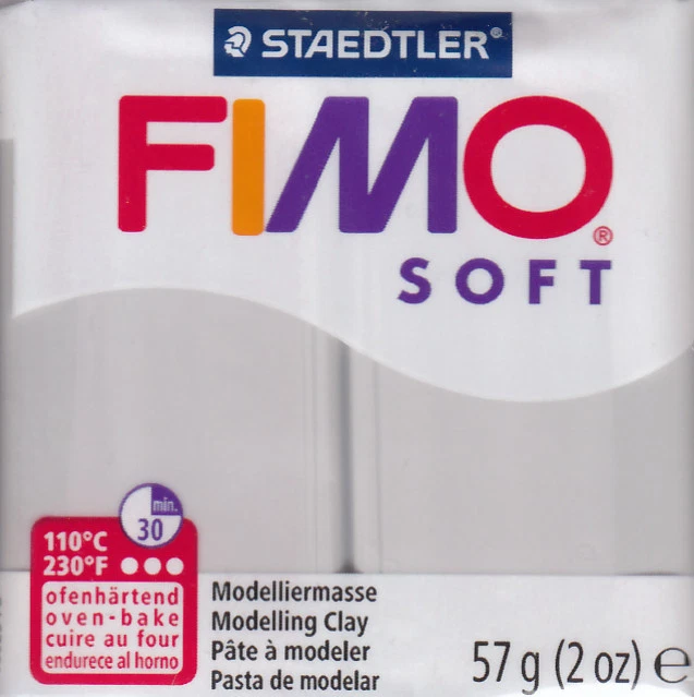 FIMO Fim8020.80 Fim8020 80 Soft Clay 57gm Dolphin Grey