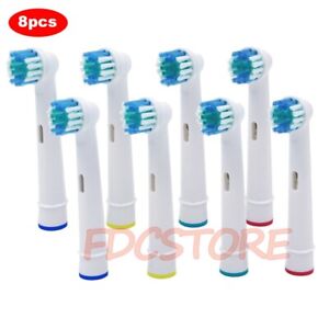 8x Replacement Brush Heads For Oral-B Electric Toothbrush Fit Advance Power/Pro