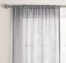 2 Panels 42"x84" Light Filtering Window Curtain Panels, Gray By Room Essentials