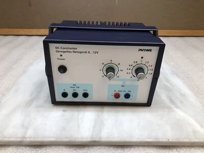 Phywe DC-Constant 控制电源 13505-90 115V 50/60Hz 68伏安 制造业 德国 — 第 1/4 张图片