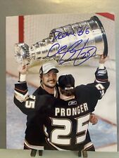 chris pronger signed Autograph 8x10 Photo NHL HOf Ducks Flyers Blues Hockey