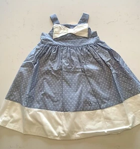 Neu mit Etikett Gymboree elegantes Frühling Ostern Kleid blau Größe 5T - Bild 1 von 4