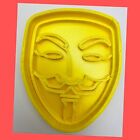 Anonymous Vendetta Mask Halloween Cookie Cutters