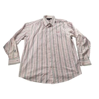 Vintage Sean John Button Up Shirt Men Sz XXXL Striped 90S Hip Hop Streetwear - Image 1 of 4