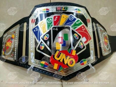 UNO Championship Belt Adult Size 2mm Brass - Image 1 of 4