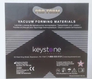 Keystone 9614980 ProForm Splint Material Stiff 5" X 5" .080" Clear 25/Bx - Picture 1 of 1