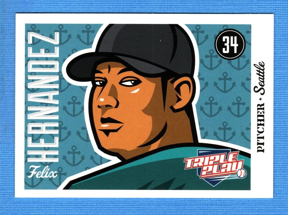 2012 Panini Triple Play #74 Felix Hernandez Seattle Mariners - Image 1 of 1