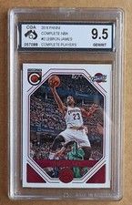 LeBron James Panini Complete Players 2016/17 - Card CGA 9.5 GEM / MINT not PSA