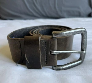 British Belt Company Cuero Genuino Talla 32 Marrón Usado en Cinturón Hombre - Imagen 1 de 8