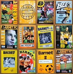 Programme Barnet Football Club Underhill (The Bees) Programmes - Various Years - Picture 1 of 35