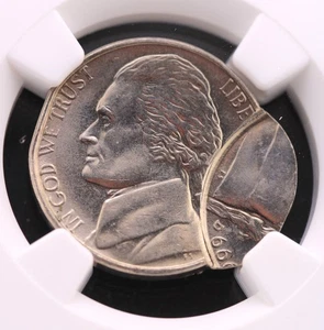 Double Struck Jefferson Nickel with Second Strike 75% Off Center (Very Cool!) - Picture 1 of 5