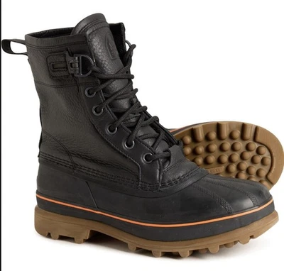 NUEVO EN CAJA PARA HOMBRES Sorel Caribou Royal Hi-Viz Pac Botas Impermeables Aisladas TALLA 12 NEGRAS Foto 1 de 4