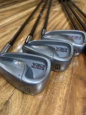 JUEGO DE HIERROS ADAMS GOLF IDEA 5-9+PW RH ALDILA GRAFITO SUPEREJE LANZAMIENTO ALTO Foto 1 de 4