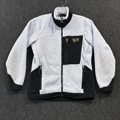 Jaqueta Mountain Hardwear Macaco Feminina Pequena Lã Azul Claro Zíper Completo - Imagem 1 de 4