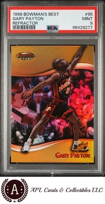 1998 Bowman'S Best #95 Gary Payton Refractor /400 PSA 9 - Image 1 of 2