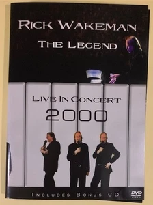 RICK WAKEMAN: THE LEGEND LIVE 2000 – DVD + CD SET, YES, REGION 0, excellent cond - Picture 1 of 2