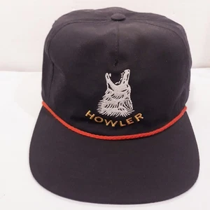 Howler Brothers Rope Bill Snapback Hat Navy Blue HOWLING COYOTE Embroidered Cap - Picture 1 of 10