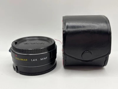 Lente teleconvertidora Kalimar 1,4x M/AF - Montaje Minolta/Sony A - con estuche vintage Foto 1 de 4