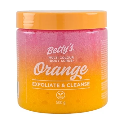 Betty's Multi Colour Body Scrub ORANGE (500g) | Körperpeeling | Vegan