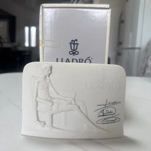 Lladro Signed Vtg Don Quixote Plaque Made In Spain Collectors Society With Box - Picture 1 of 15