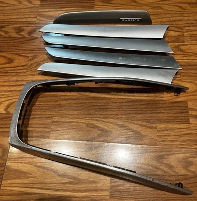 2009-2016 AUDI A4 S4 DASH CENTER CONSOLE AND TRIM SET: FISH SCALE FINISH - Image 1 of 4