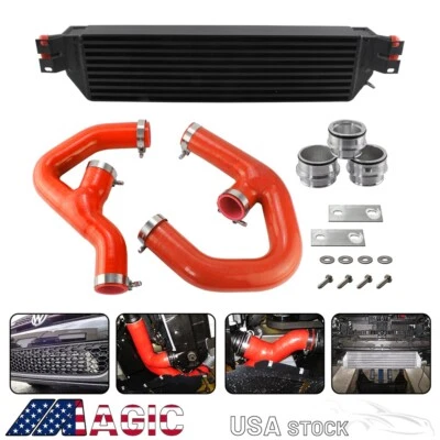 FMIC Twin Intercooler Kit For Audi A3 VW Golf MK5 MK6 GTI FSI Jetta 2.0T 07-10 Foto 1 de 4