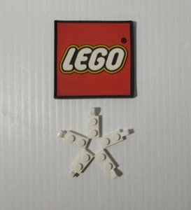 LEGO 1 x 2 Placa con Clip End BLANCO (x5) 63868 NUEVAS PIEZAS DE REPUESTO - Imagen 1 de 4