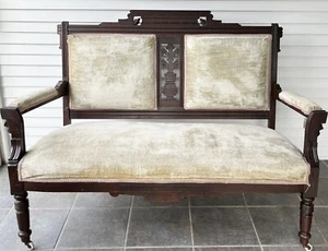 Antique Eastlake 1890s Benches - Picture 1 of 2