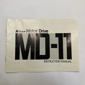 Nikon Motor Drive MD-11 Instructional Handbook / Bedienungsanleitung - Bild 1 von 5