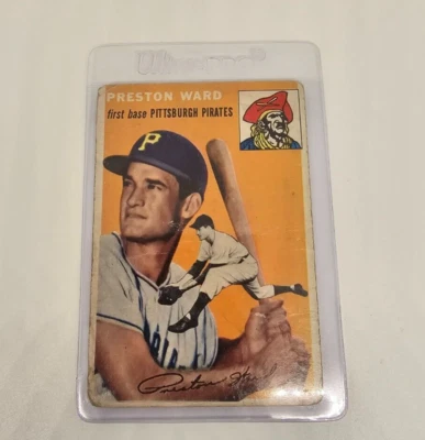 1954 Topps #72 Preston Ward Pittsburgh Pirates Baseball Card - Image 1 of 2