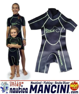 MUTA SHORTY BAMBINI PISCINA SNORKELING SURF SWIM 2,5MM TAGLIA 3 Altezza 110/120 - Imagen 1 de 4