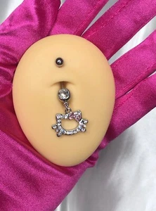 Anillo de vientre - Anillo de vientre colgante de Hello Kitty - Imagen 1 de 2