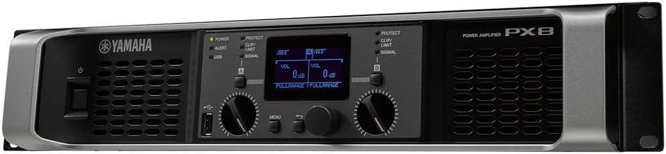 Yamaha PX8 Stereo Power Amplifier Black FastShipping New - Image 1 of 1
