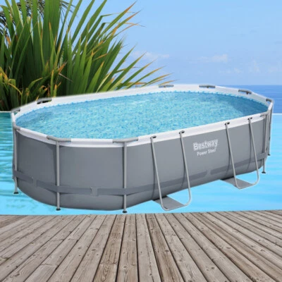 Poolfolie Bestway 488x305x107cm Pool Power Steel mit Rahmen Ersatz Swimming - Bild 1 von 4