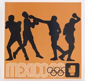 1968 Olympic Games Mexico City 17.5x18 Boxing Poster - Picture 1 of 1