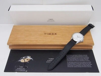 Timex 41Mm American Documents Tw2R82700 Quadrante Bianco Orologio Da Uomo - Immagine 1 di 4