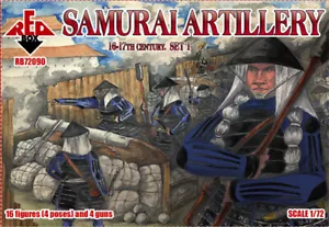 Red Box RB72090 - 1:72 Samurai Artiglieria, 16-17th Century, Set 1 - Nuovo - Foto 1 di 1